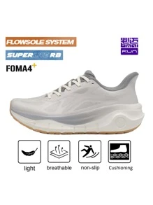 BMAI 女款探险者真皮跑鞋运动鞋防滑耐磨网眼跳绳鞋：耐用、高弹缓冲、轻便、双向通风、耐磨、防滑静音 - 彩色 - 查看 1