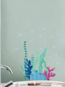 1PC Seaweed Baseboard Waistline Wall Sticker Living Room Bedroom Wall Sticker PVC Material Back Self-Adhesive Home Decoration Sticker - Multicolor - View 11