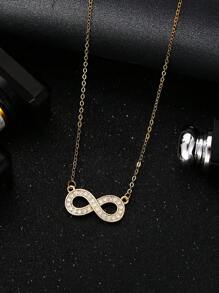 1 Máy Tính Sang Trọng Tinh Tế Sáng Bóng Đá Vô Cực Mặt Dây Chuyền Dây Chuyền Vòng Cổ Mạ Vàng Vòng Cổ Cho Bé Gái Dự Tiệc Món Quà Trang Sức - Vàng - Xem 2