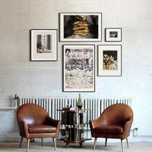 1 件帆布印刷海报，抽象小众系列，紧握的双手，现代斯堪的纳维亚风格，非常适合门厅/走廊墙壁装饰、客厅/卧室/沙发背景、装饰画，无框架，完美的礼物，家居装饰，PVC 管包装 - 彩色 - 查看 5