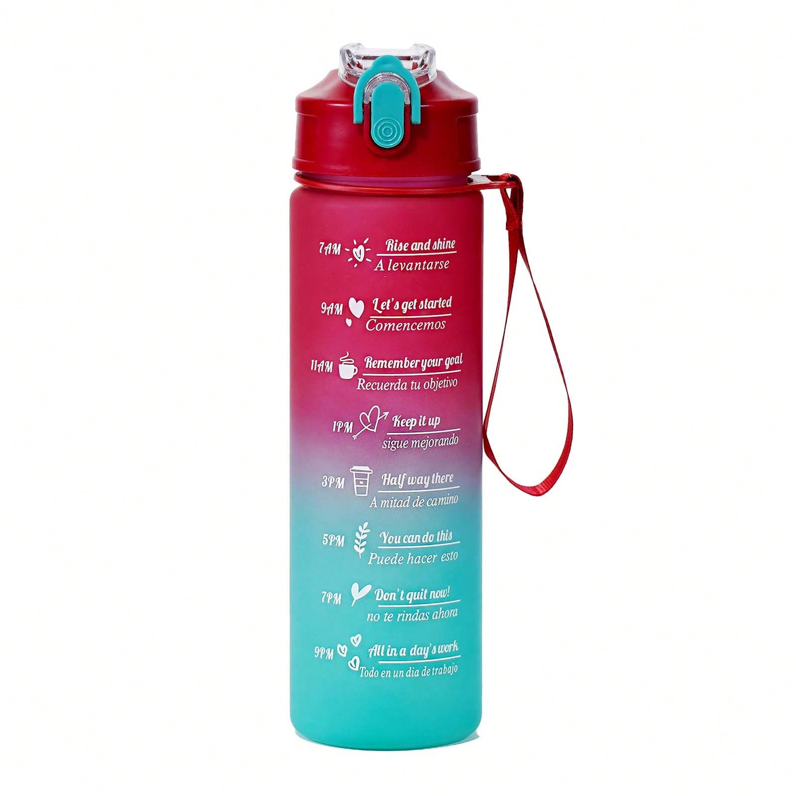 1 pezzo 800ml Carino bicicletta portabile coppa con cannuccia, regalo perfetto per le ragazze, ufficio, casa, esterno, alpinismo, viaggi, sport