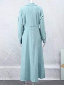 Women Dresses - Baby Blue - View 5