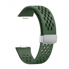 Silikonarmband mit atmungsaktiven Löchern kompatibel mit Huawei Fit 3 Uhr, Fit 3 (Lochstil) als Geschenk für Studenten zum Schulstart