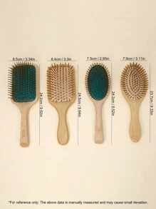 1 chiếc lược tùy chỉnh cá nhân, lược gỡ rối tóc, lược gỗ đệm khí tùy chỉnh, lược chải tóc hình mái chèo khắc laser bằng gỗ tự nhiên, phù hợp cho nam nữ và trẻ em, lược gỡ rối di động để mát-xa da đầu, tóc mỏng/xoăn/khô, quà tặng sinh nhật, quà tặng tốt nghiệp, quà tặng gia đình, quà tặng bạn bè, lược chải tóc, chăm sóc tóc - Nhiều màu - Xem 4