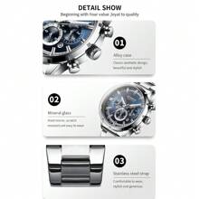 CURREN Relógio de Pulso de Moda Masculina Cronógrafo Função Data Automática Marca Superior Relógio Original de Luxo à Prova D'Água Pulseira de Aço Inoxidável Esporte Militar Quartzo Relógio Masculino Presente 8355