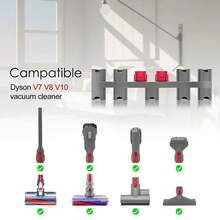 9掛勾掛架組配件用於V7 V8 V10 V11 V15吸塵器底座，牆掛支架掛架吸塵器用 - 灰色 - 查看 7