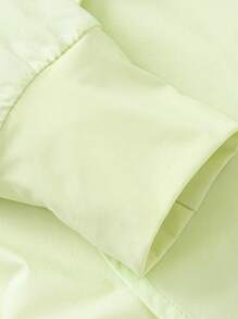 Balabala Áo khoác cho bé gái, Quần áo chống nắng mùa hè cho bé gái tuổi mới lớn, Áo sơ mi thoáng khí mới 2024 - màu xanh lá - Xem 7