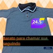 Tween Boys Polo Shirts - Màu xanh lam - Xem 3