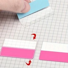 10pcs Colorful Index Tab Stickers - Small Page Divider Tab Stickers, Writable Sticky Notes, Creative Student Colorful Sticky Notes, Indicative Stickers - Color - View 2