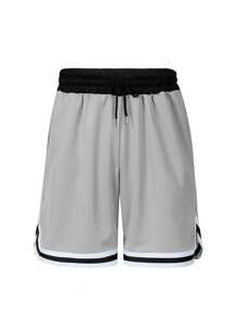 OPALOS 2/3 件装男友风格运动短裤，带口袋的篮球短裤 - 彩色 - 查看 6