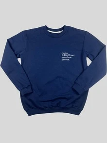 Women Sweatshirts - Màu xanh hải quân - Xem 2