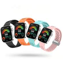 Silikonarmband mit atmungsaktiven Löchern kompatibel mit Huawei Fit 3 Uhr, Fit 3 (Lochstil) als Geschenk für Studenten zum Schulstart