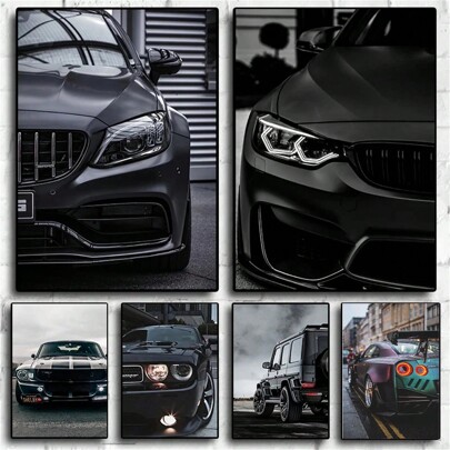 1 peça sem moldura, arte de parede moderna e legal, pôster de carros de corrida de F1 em HD, impressão, decoração para sala de estar e quarto, sem moldura