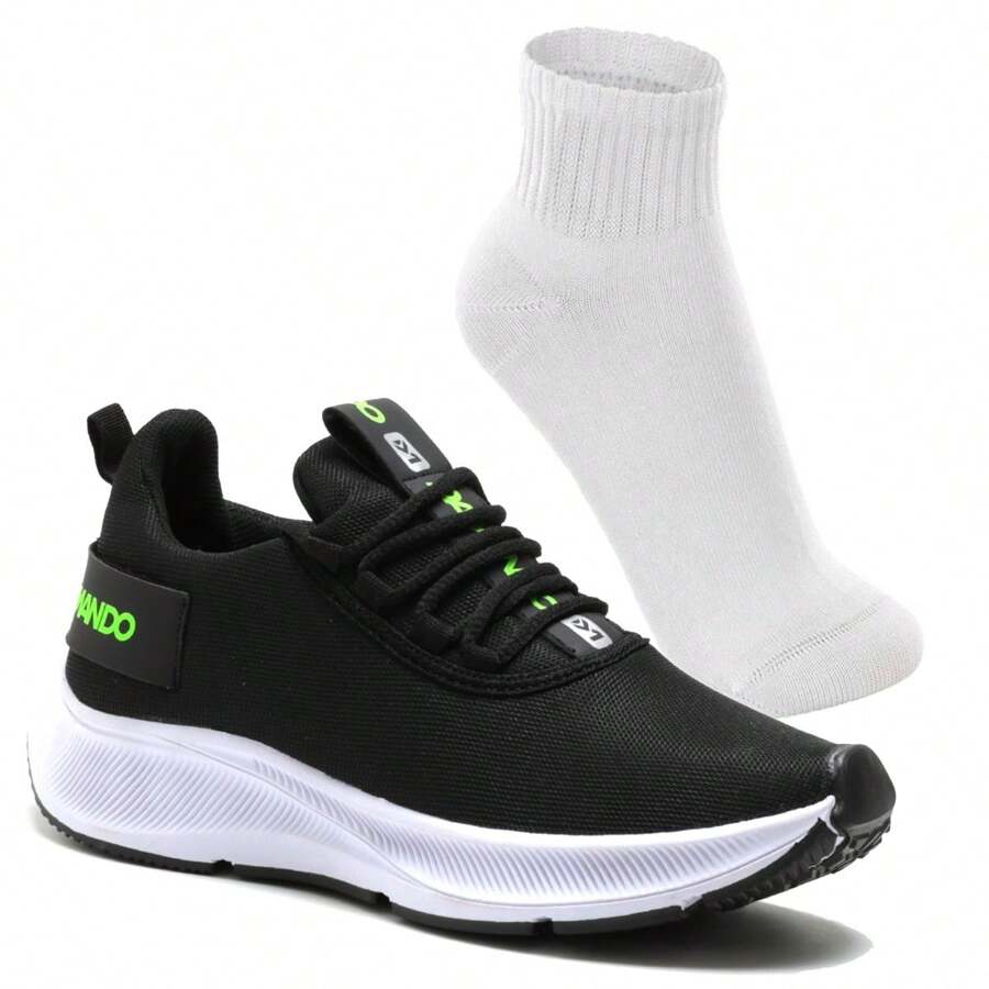 Men Sneakers - 綠色 - 查看 1