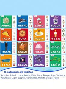 Juguetes Didactico Niños Educativo Números Y Letras Español, Juegos Educativos De Cartas Para Que Los Ninos Aprendan - Azul - Ver 3