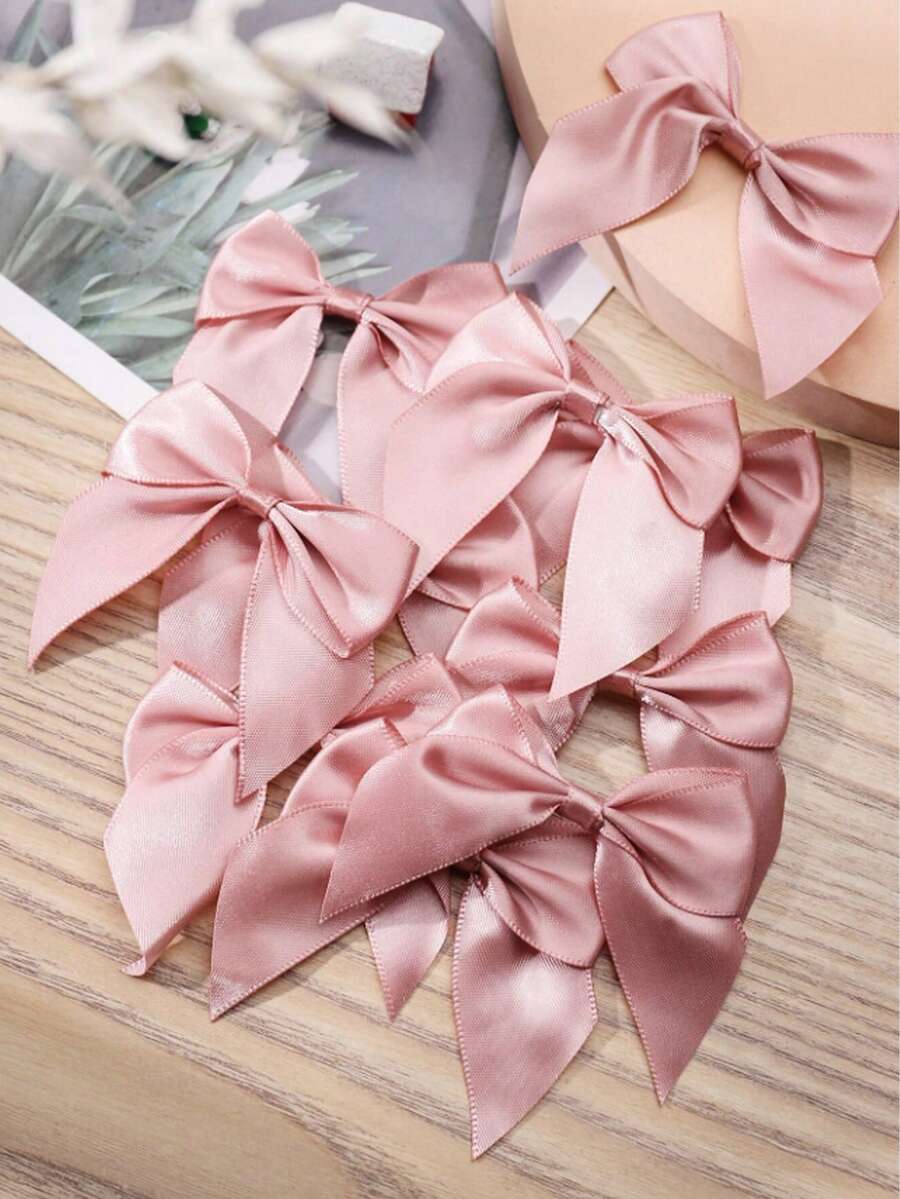 20入組緞帶蝴蝶結節日裝飾禮品包裝飾品DIY手工材料，適用於禮品裝飾、禮品包裝、派對裝飾、發夾和頭帶製作 - 多色 - 查看 1