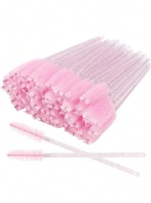 150/50入組水晶睫毛膏刷，一次性睫毛刷，適用於睫毛延伸和彩妝工具套件（多色） - 彩色 - 查看 1