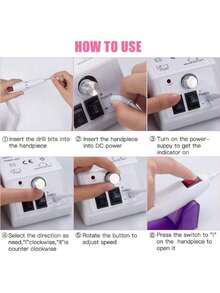 Professional Nail Grinder - Blanco - Ver 4