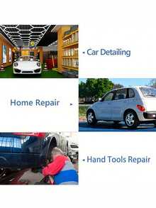 牙科拉手套件 - 可調式拔牙工具未塗裝凹槽修復套件，適用於汽車中的大型和小型凹槽拆除 - 黃色 - 查看 8