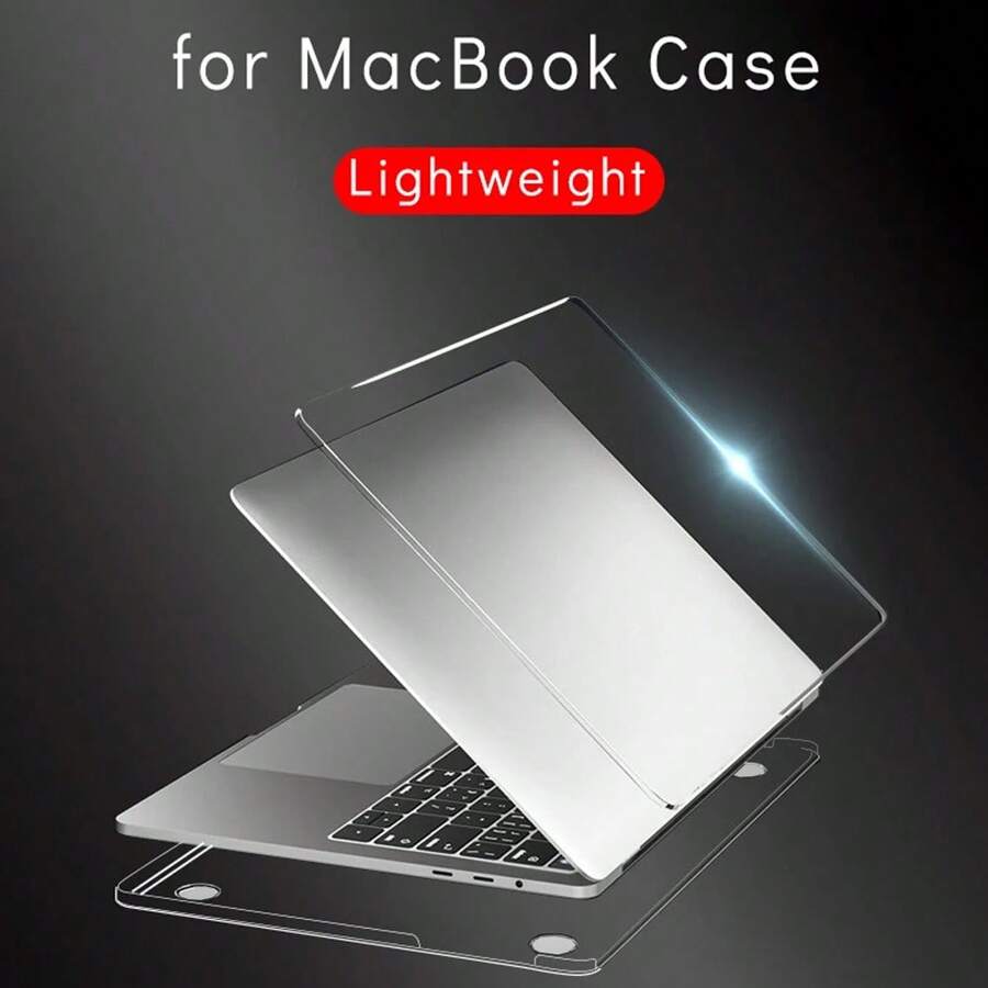 水晶透明保护壳适用于 Macbook,薄型,适用于 MacBook Air 13.3/13.6 A2681/15/11.6 Pro 13.3/14.2 A2442 A2779/16/15.4/16.2 英寸 - 無色 - 查看 1