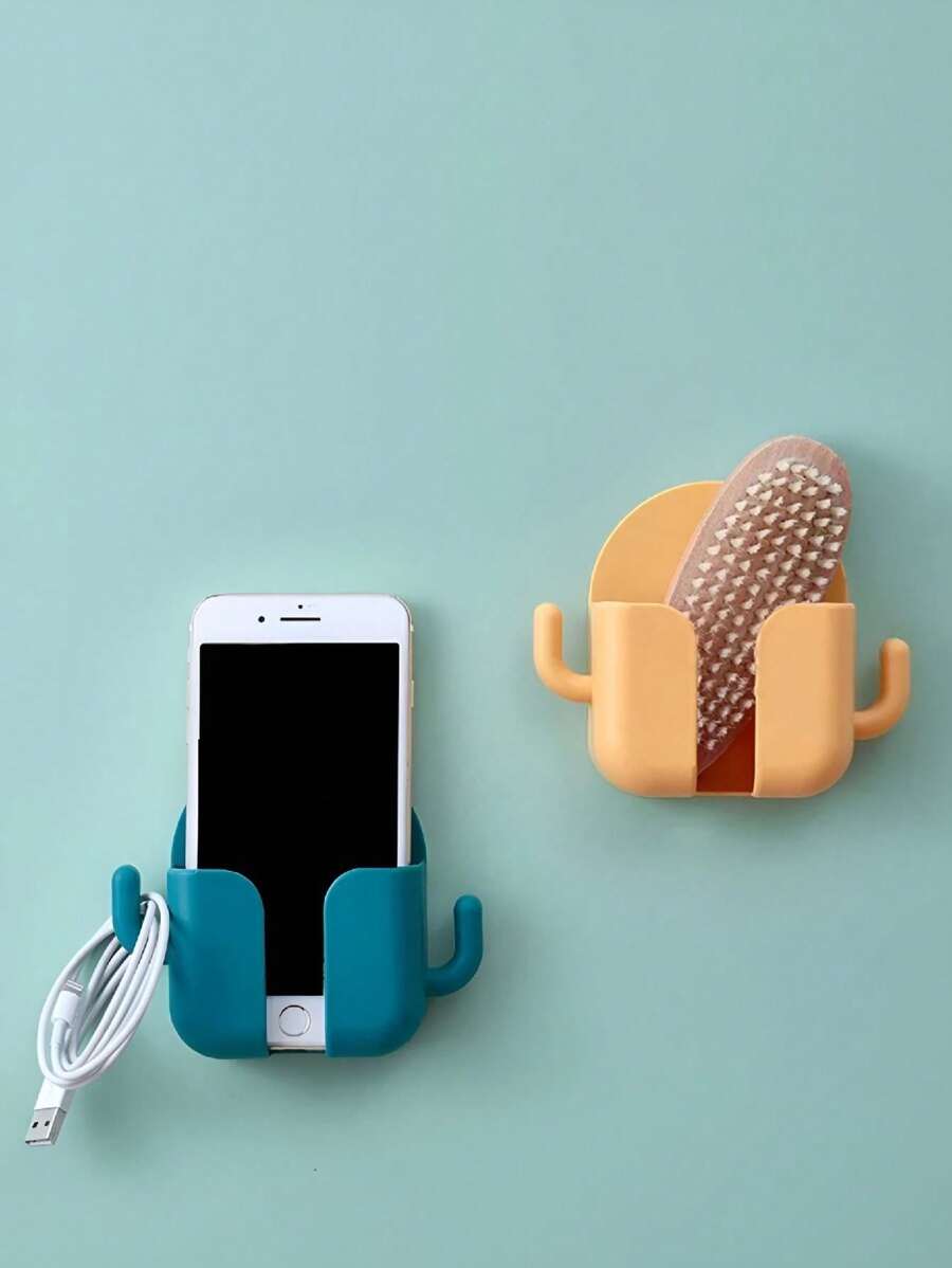2pcs In Random Colors, Use This Stylish Wall Mounted Phone Charging