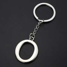 1pc High-End Elegant Gold Letter Keychain, Letter A-Z Three-Dimensional Pendant,Pair With Rhinestone Cherry Pendant, Fashionable Alloy Keychain Ring, Backpack Charm Car Keychain, Perfect Accessory For Women's Daily Use, Couple Gift, Classic And Simple Keychain, Decoration, Bag Accessories, Suitable For Giving To Friends, Family, Lovers, Girlfriends, Important Gifts, Holiday Souvenirs,Birthday Gifts, Christmas Gifts