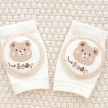 Crawl In Comfort: Cushioned, Breathable Baby Knee Pads With Stylish Mesh - Secure Elastic Fit For Summer - Multicolor - View 9