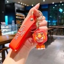 Mufasa  Timon Pumbaa Rafiki Keychain Cute Cartoon Animal Doll Key Chain Ring Bag Backpack Charm Car Key Pendant Boys Girls Gift - Multicolor - View 15