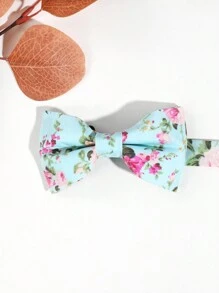 1入組男款休閒花印Y2K風格頭巾，雙層頸巾適合派對和日常穿著 - 彩色 - 查看 9