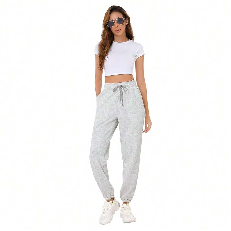 Pantalones de Mujer - Gris Claro - Ver 1