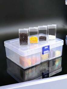 45pcs MIG Storage Box Diamond Painting Tools, Drilling Storage Box, Transparent DIY Rice Bead Box Large Bottle Drill Box. - 45pcs MiG Storage Box - View 1