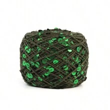 50/Ball 140M Hand Knitting Yarn 3mm+6mm Sequins Yarn DIY For Woman Woollen Sweater Hat Scarf - Multicolor - View 27