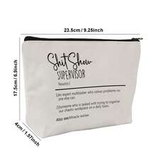 ZOCIGIFTS 1pc, Boss Lady Survival Kit |  Show Supervisor Definition | Funny Gift For Team Manager | Director Makeup Pouch - Style C - View 2