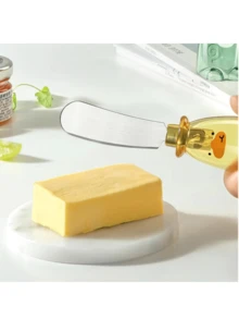 1入組廚房奶油刀-適用於撫平麵包、乳酪、果醬、花生醬、奶油等，直立廣損刀 - 彩色 - 查看 4