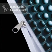 Dizzy Honeycomb Space In 3D Vỏ chăn lông vũ ba mảnh, nhẹ, mềm, thân thiện với da, thoải mái và thoáng khí, nhiều kích cỡ để lựa chọn, thiết kế cá nhân, thích hợp cho khách sạn, phòng ngủ, phòng khách, người lớn, thanh thiếu niên, trẻ em, Bộ chăn ga gối khách sạn nổi tiếng Bộ chăn ga gối đệm tiện nghi (1 vỏ chăn và 2 vỏ gối) - JYZ-SJT0030 - Xem 6