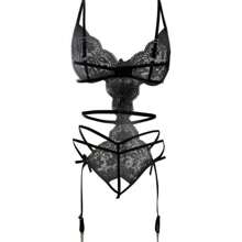 Women Sexy Bodysuits - 黑色 - 查看 3