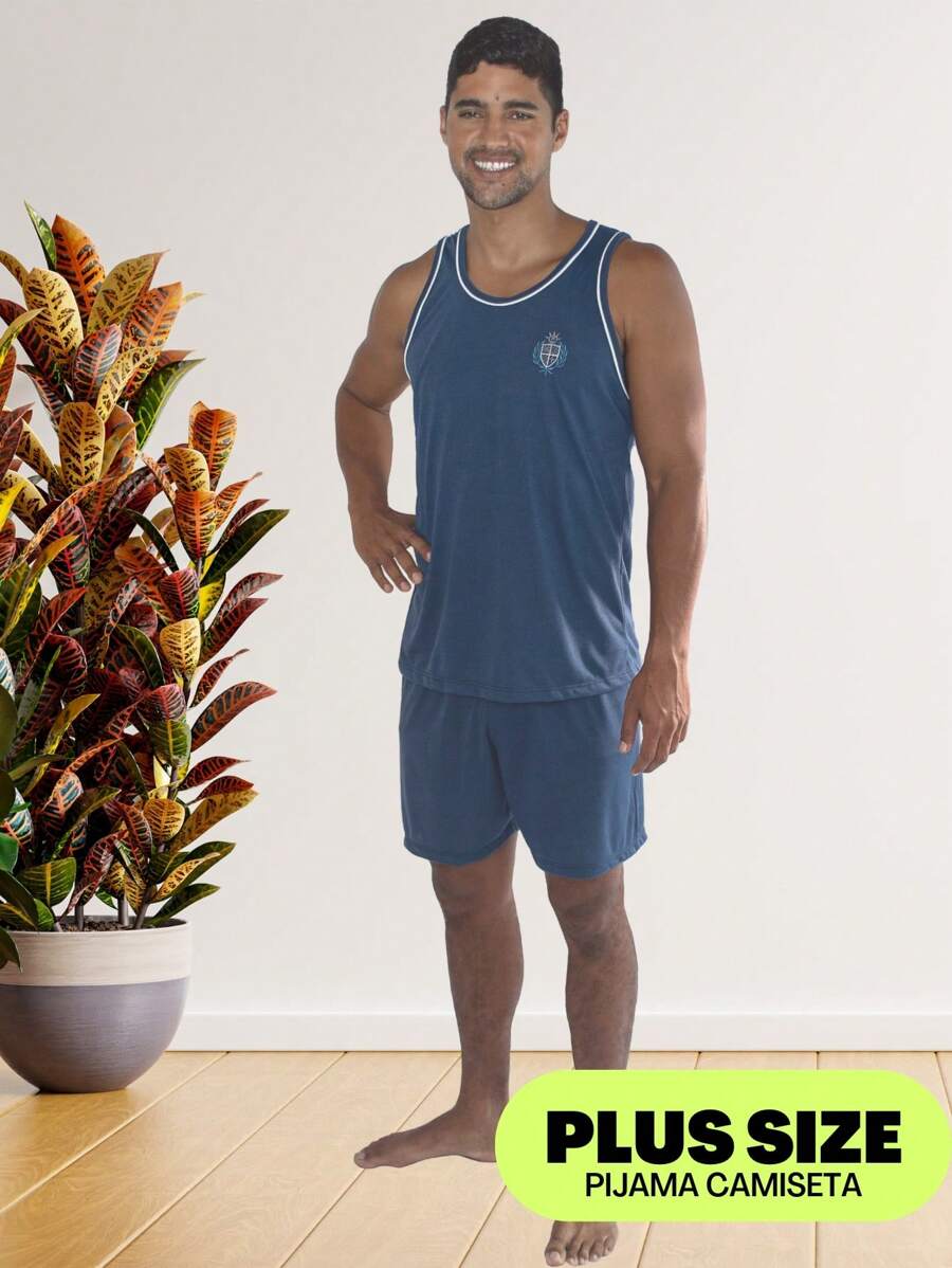 Men Loungewear Sets - 藍色 - 查看 1