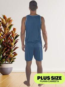 Men Loungewear Sets - 藍色 - 查看 3