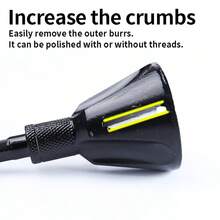 外圓、螺紋、螺釘及適用於倒角除毛刺工具，除毛刺鑽頭和螺釘杆維護 - 黑色 - 查看 6