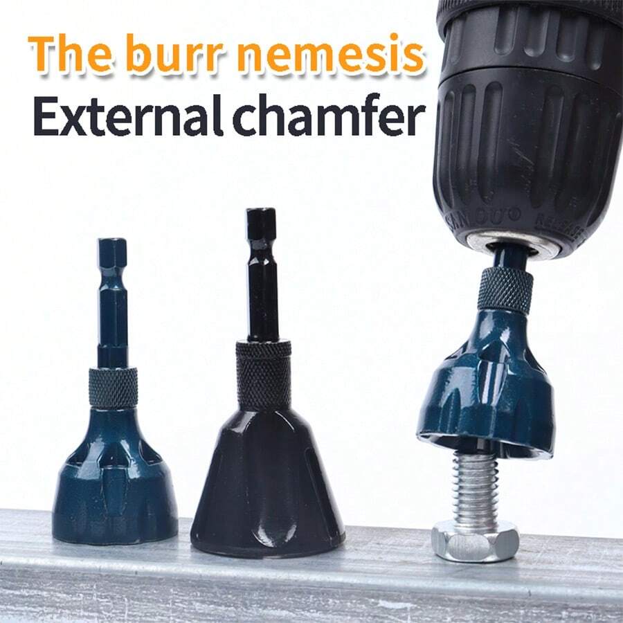 外圓、螺紋、螺釘及適用於倒角除毛刺工具，除毛刺鑽頭和螺釘杆維護 - 黑色 - 查看 1