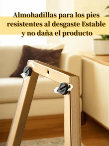 Mesas de centro modernas,Mesa auxiliar redonda, mesas auxiliares con patas en forma de L, mesita de noche simple, mesa de acento para sala de estar - Multicolor - Ver 5