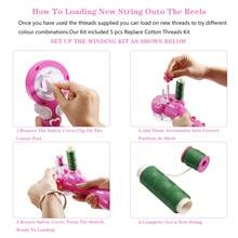 Automatic Hair Braider, Automatic Braiding Device Electric Hair Braiding Machine, Electric Automatic Hair Braiding Device, DIY Magic Hair Styling Tools For Girls Gift - Red - View 6