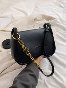 2025 新款时尚百搭单肩/斜挎时尚女士手提包 - 黑色 - 查看 6