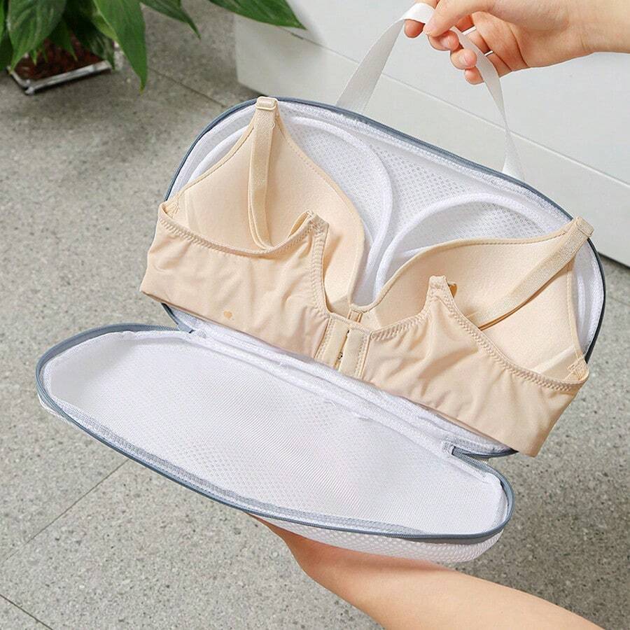 1pc Lingerie Laundry Bag, Specially Designed For Washing And Drying Lingerie, Prevents Deformation During Machine Wash - Різнокольоровий - Переглянути 1