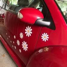 14 Girasoles, disfrutando de la belleza de la vida, calcomanías y pegatinas para coches, motos y cualquier superficie lisa