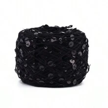 50/Ball 140M Hand Knitting Yarn 3mm+6mm Sequins Yarn DIY For Woman Woollen Sweater Hat Scarf - Multicolor - View 37