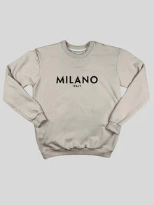 Women Sweatshirts - 米色 - 查看 2