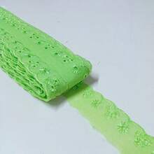 Embroidery - Màu xanh chanh - Xem 1