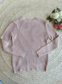 Women Knit Tops - 米色 - 查看 1