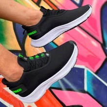 Men Sneakers - 綠色 - 查看 2